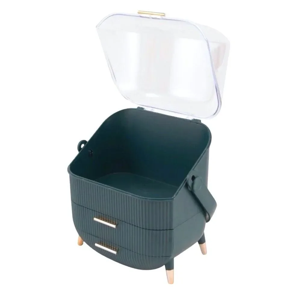 ThinkSpace Pro Beauty Organizer Case - Dark Teal - 10.6